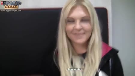 Грудастая блондинка легко развелась на любительский трах #3