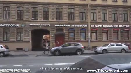 Русская студентка охотно пробует себя в кино для взрослых #1