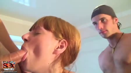 Бухие студентки согласились на оргию после бассейна #6