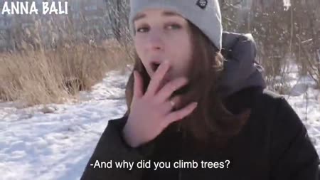 Парниша привел русскую девушку погреться на члене #1