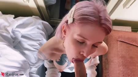 Татуированная сучка устроила соитие в вагоне поезда #5